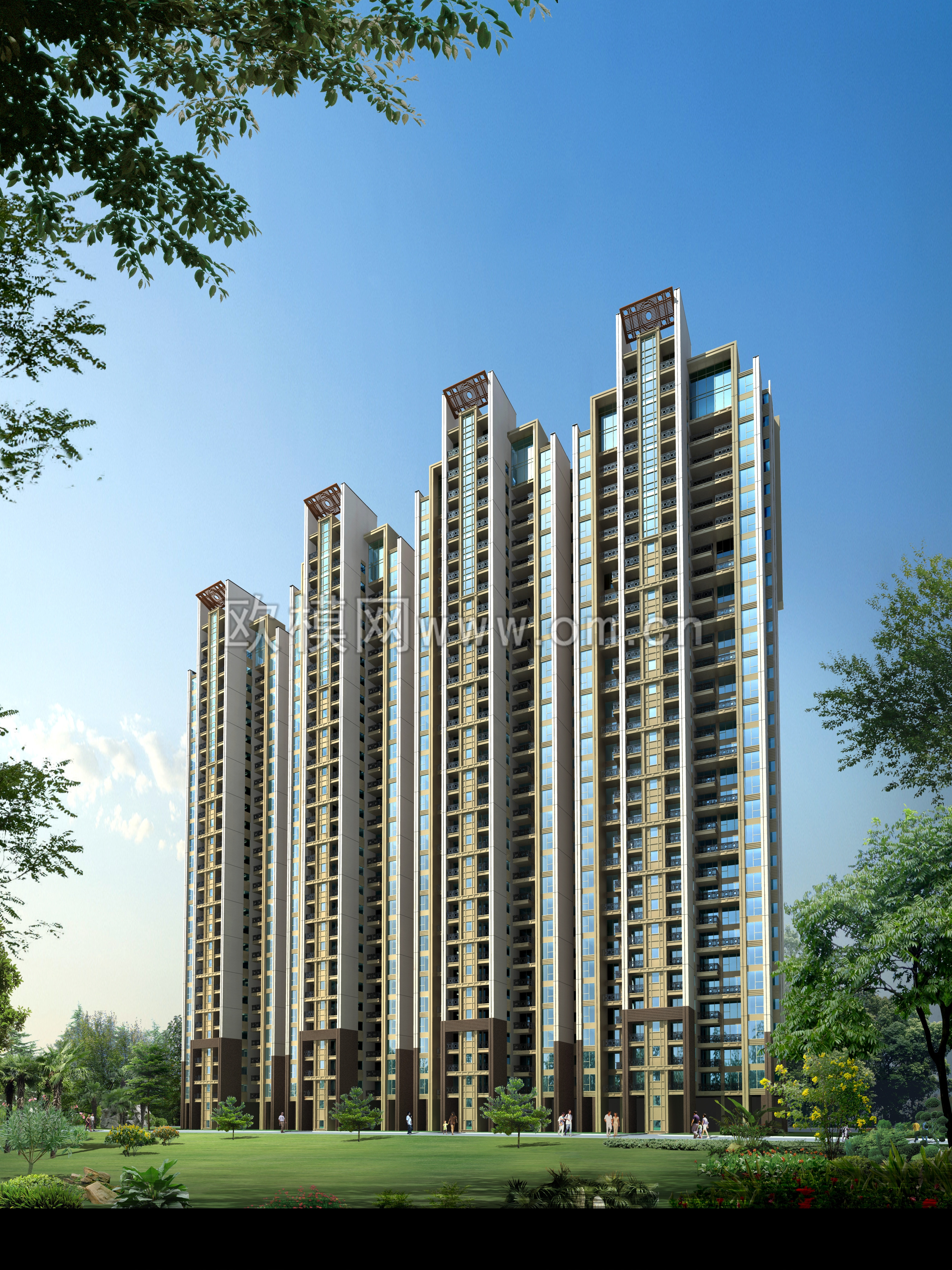 建筑外观psd (102)