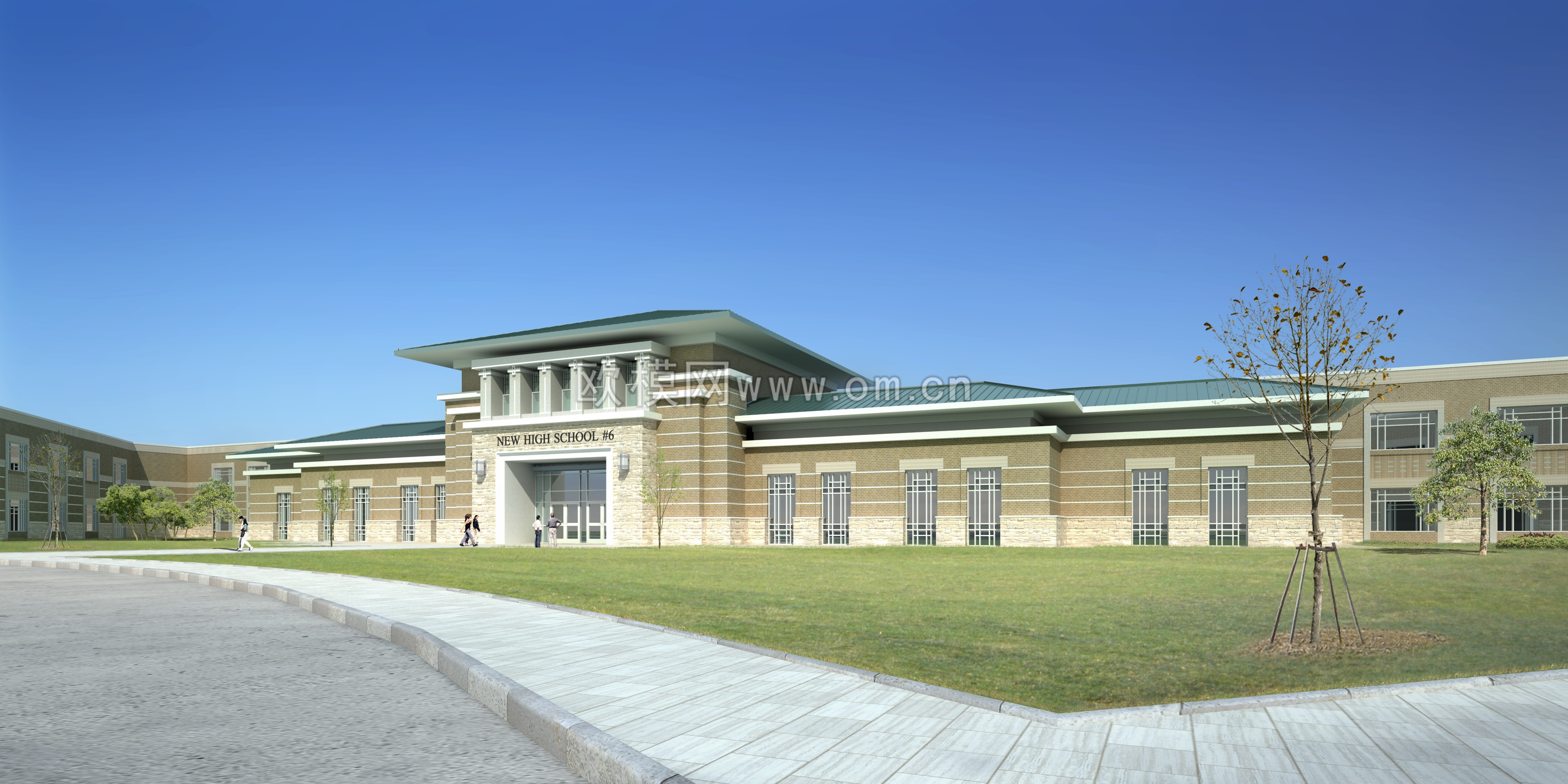 建筑外观psd (127)
