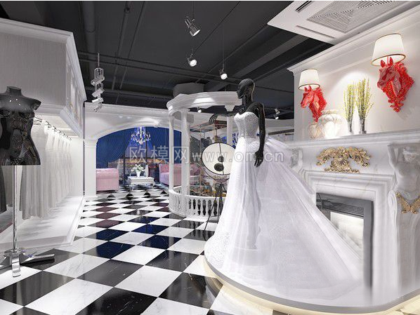 婚纱店模型_婚纱店(2)