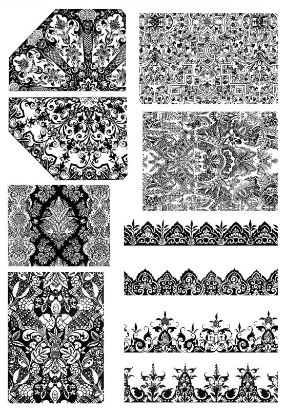 凹凸黑白-黑白古典 1525下载