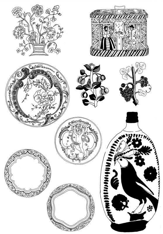 凹凸黑白-黑白古典 1527下载