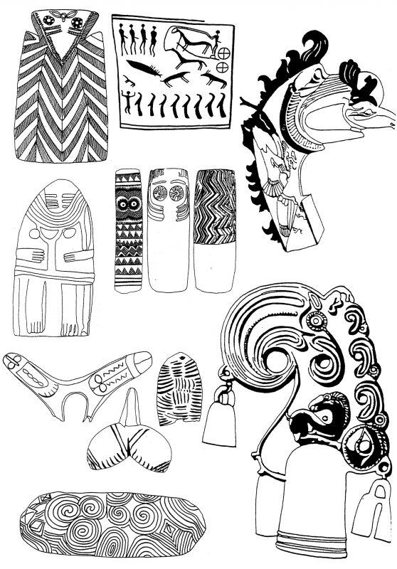 凹凸黑白-装饰花纹 005下载