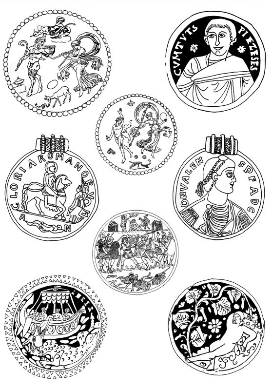 凹凸黑白-装饰花纹 051下载