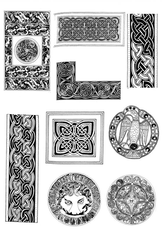 凹凸黑白-装饰花纹 056下载