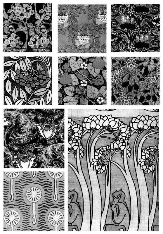 凹凸黑白-装饰花纹 096下载