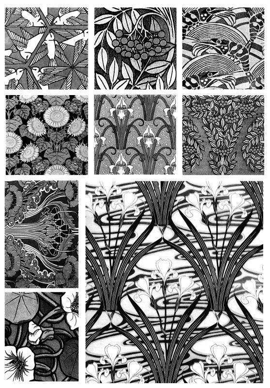 凹凸黑白-装饰花纹 097下载