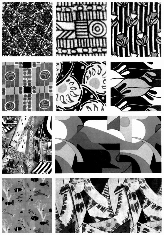 凹凸黑白-装饰花纹 136下载