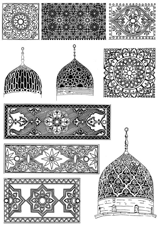 凹凸黑白-装饰花纹 222下载
