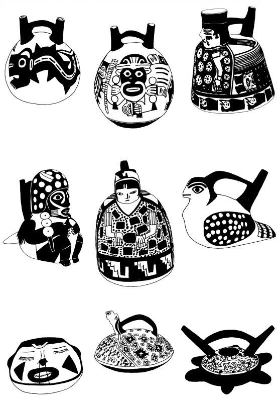 凹凸黑白-装饰花纹 267下载