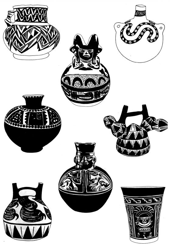 凹凸黑白-装饰花纹 263下载