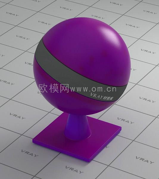 紫色半透明塑料材质