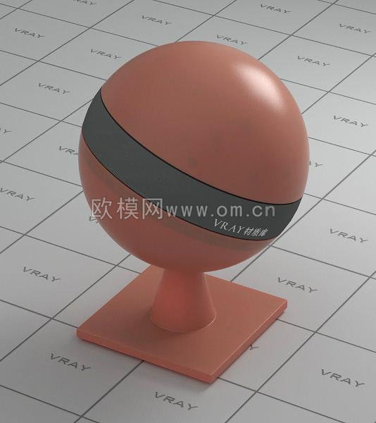 红色半透明塑料材质1