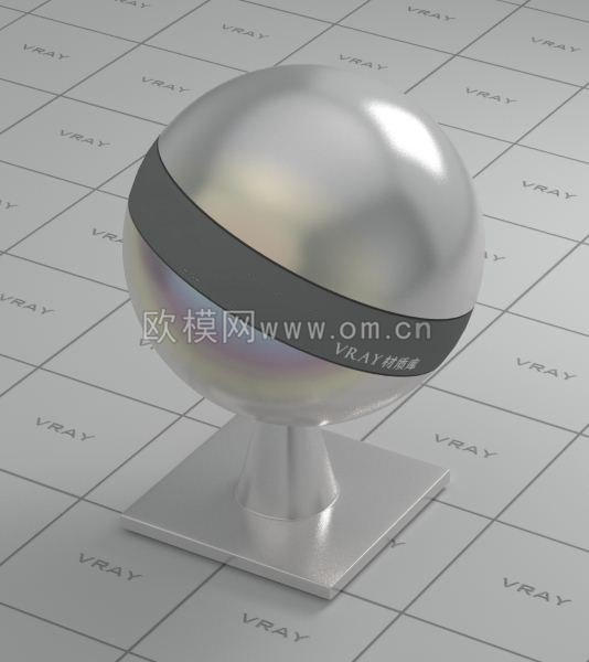 白银色车漆材质(7)下载