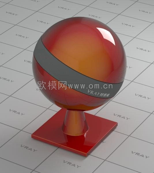 红色车漆材质(8)下载