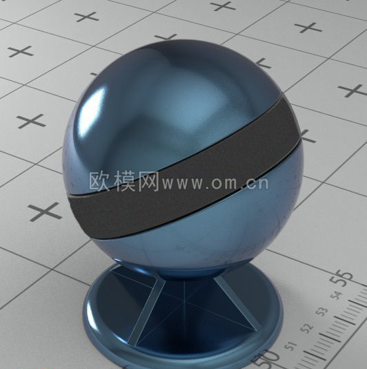 蓝色车漆材质(21)下载