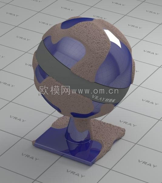 蓝色车漆材质(8)下载