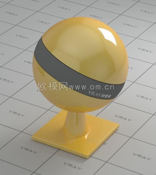 黄色车漆材质(6)下载