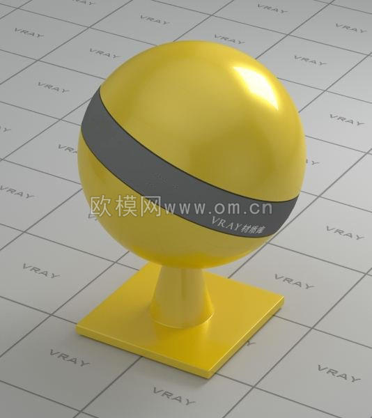 黄色车漆材质(7)下载