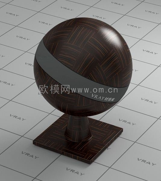 深棕色木地板