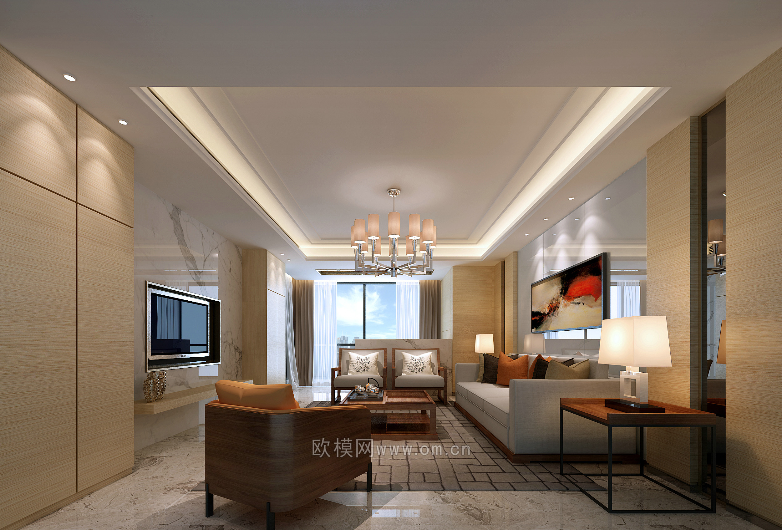 家装CAD(168)下载（渲染图4）