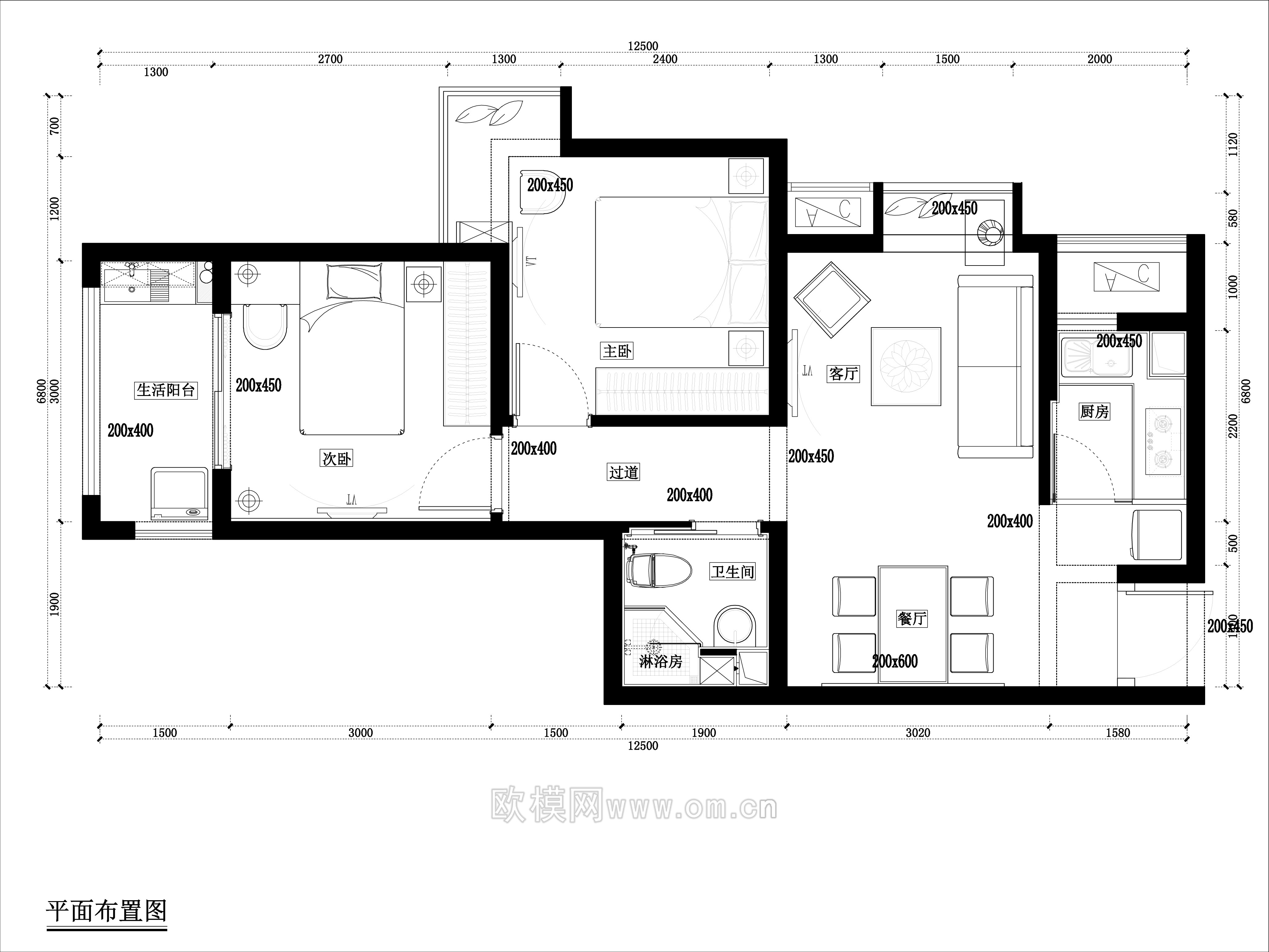 家装CAD(171)下载（渲染图3）