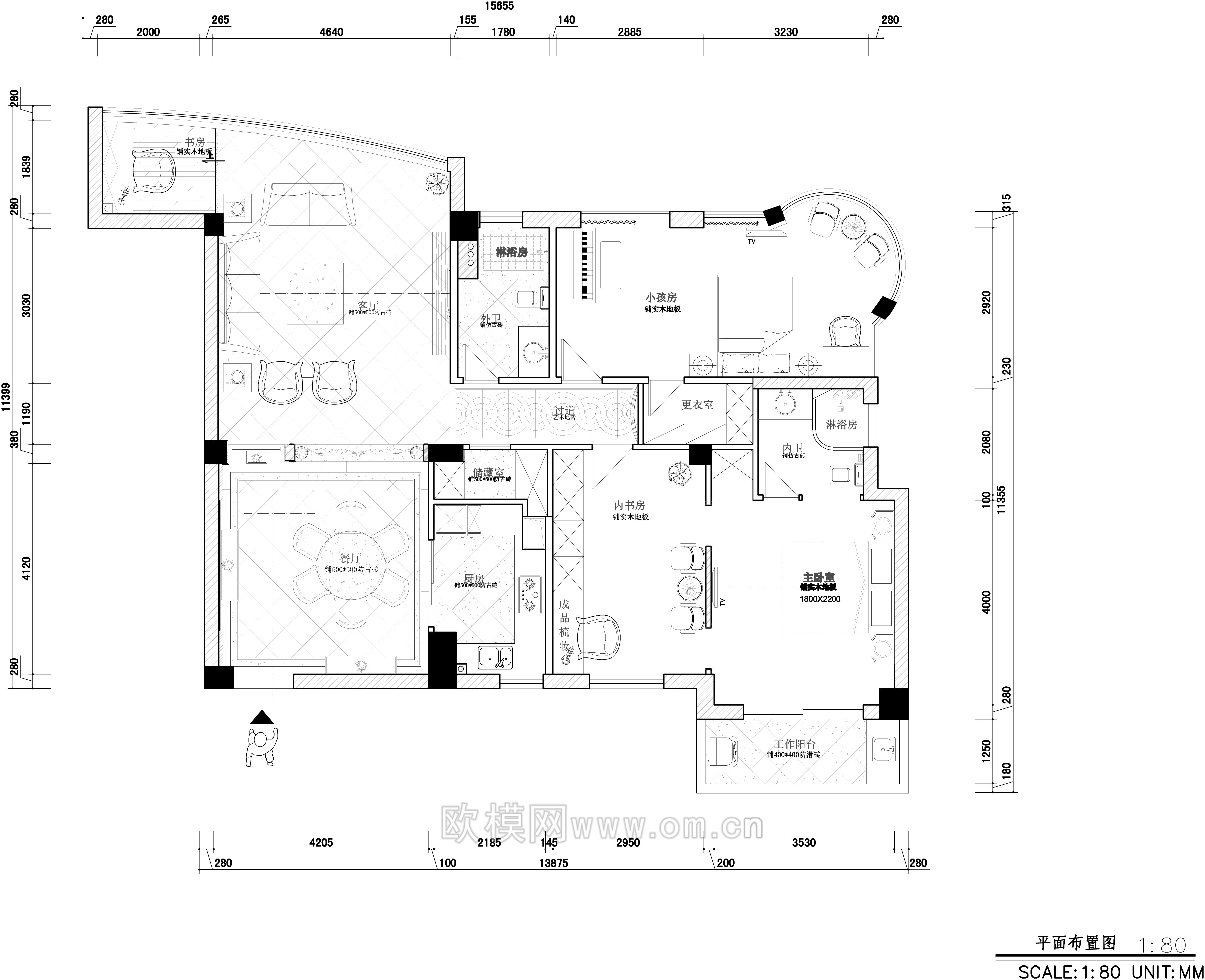 家装CAD(176)下载（渲染图1）