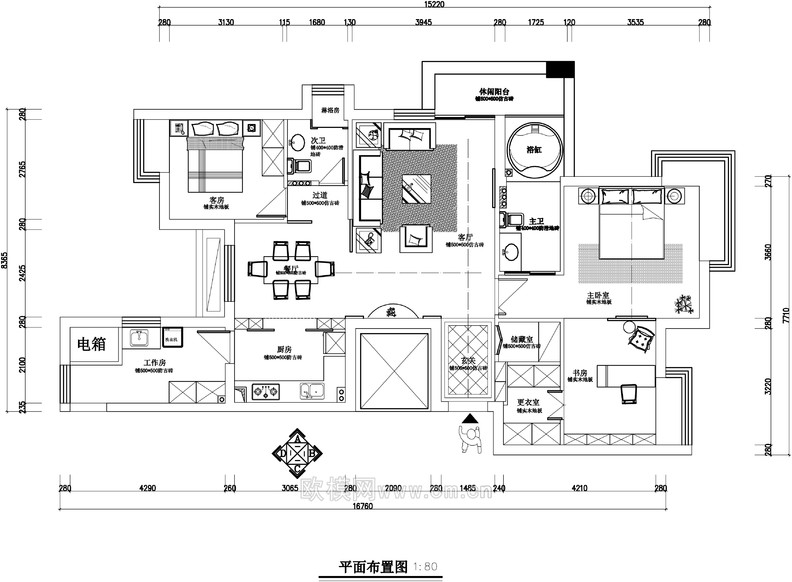 家装CAD(177)下载(渲染图3)