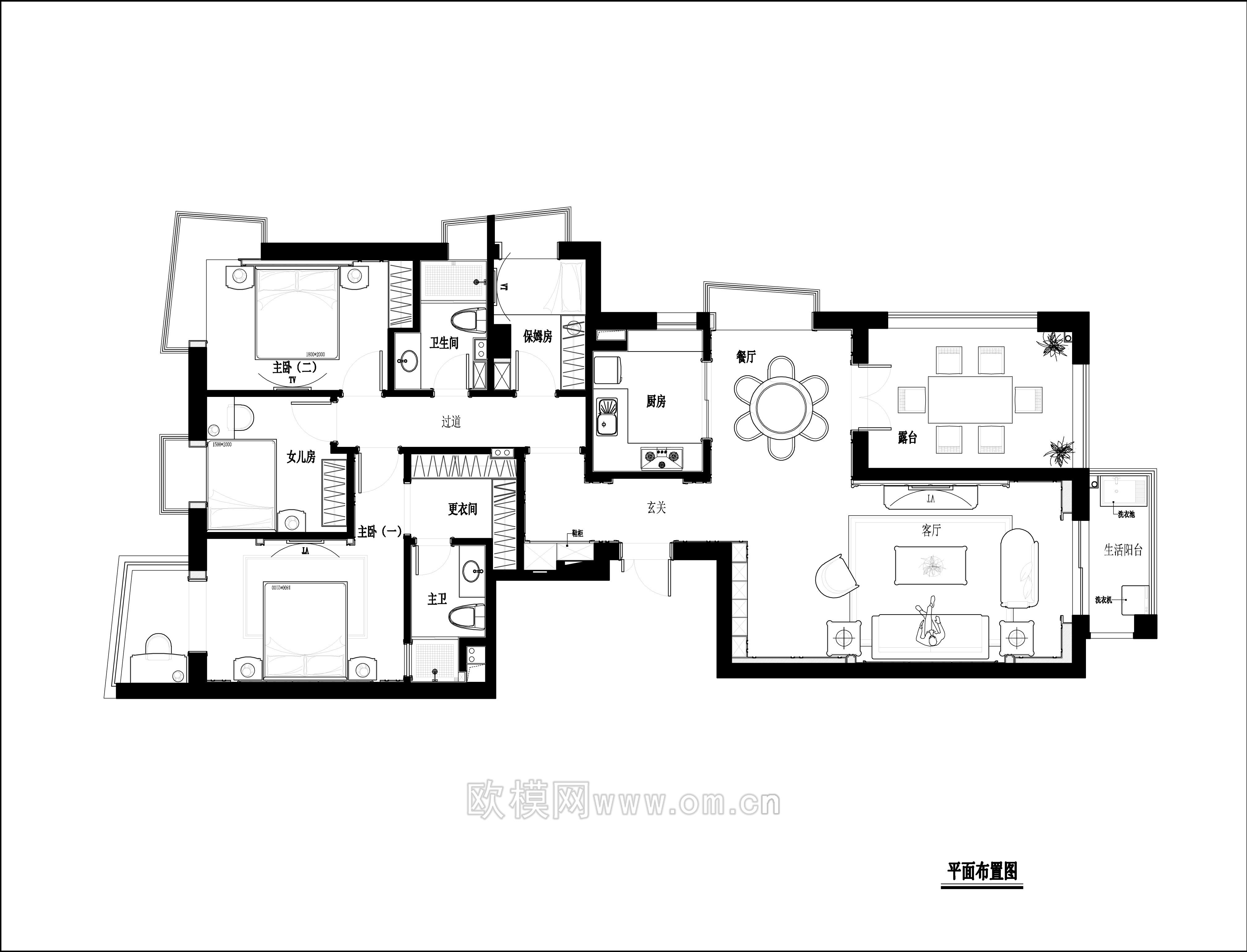 家装CAD(211)下载（渲染图3）