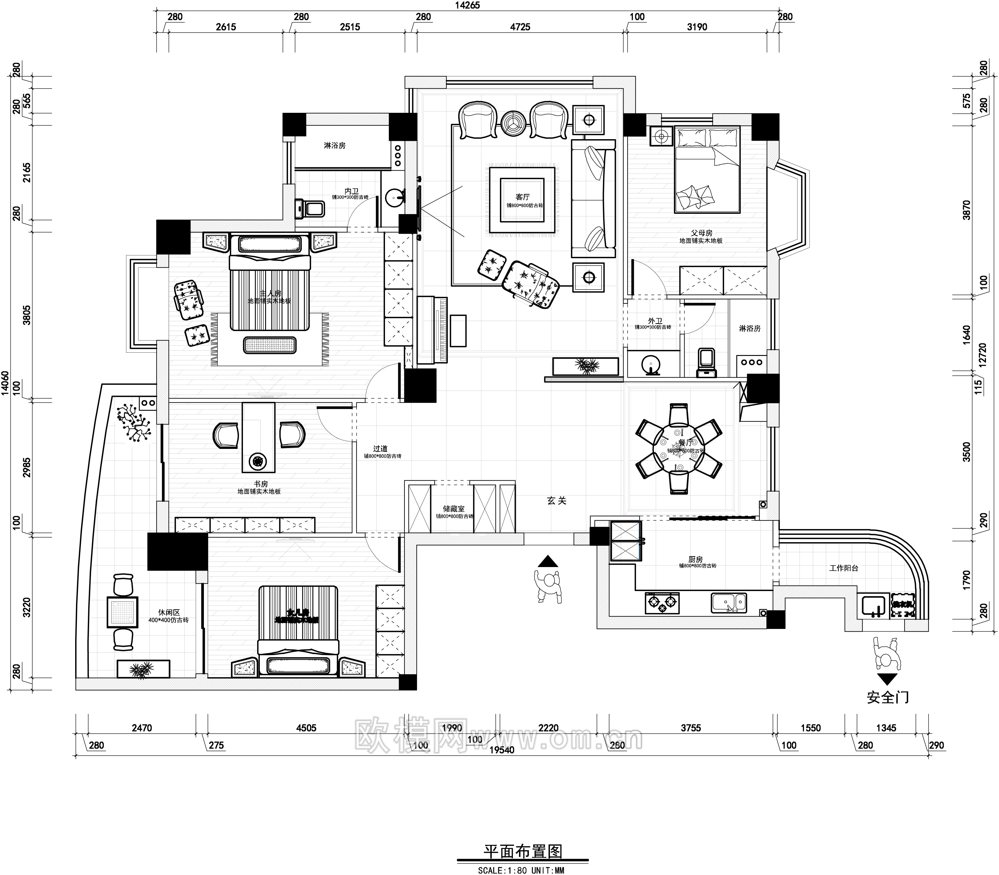 家装CAD(220)下载（渲染图1）