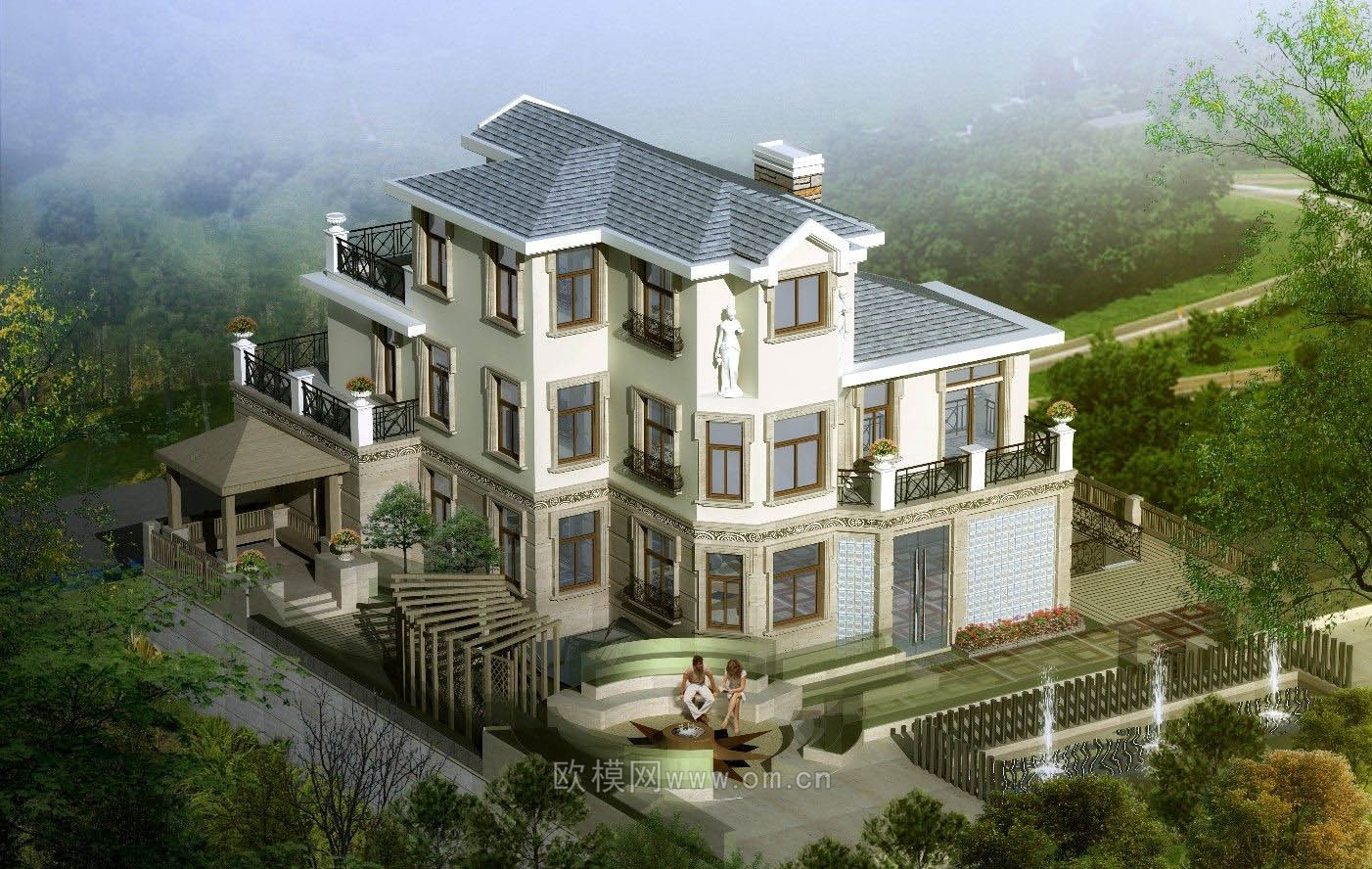 家装CAD(262)下载（渲染图1）