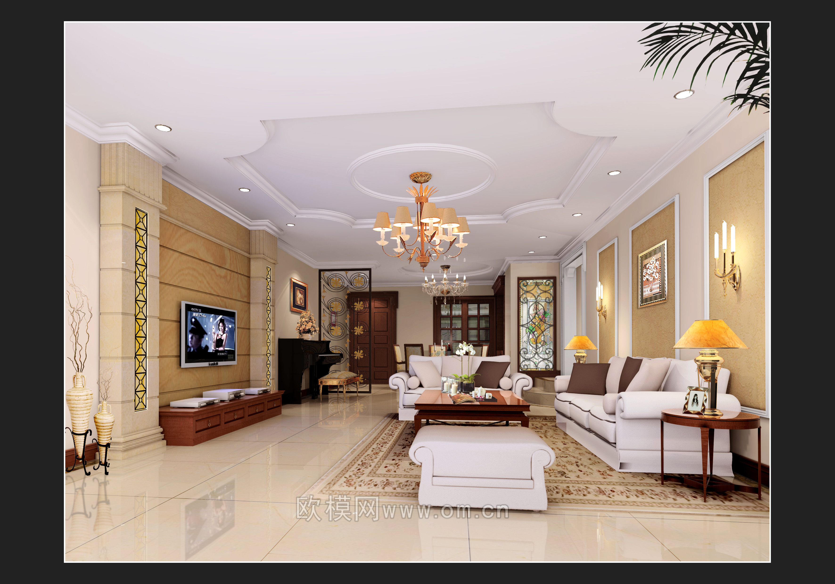 家装CAD(290)下载（渲染图1）