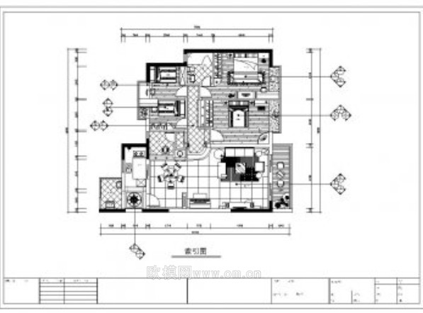 家装CAD(290)下载（渲染图3）