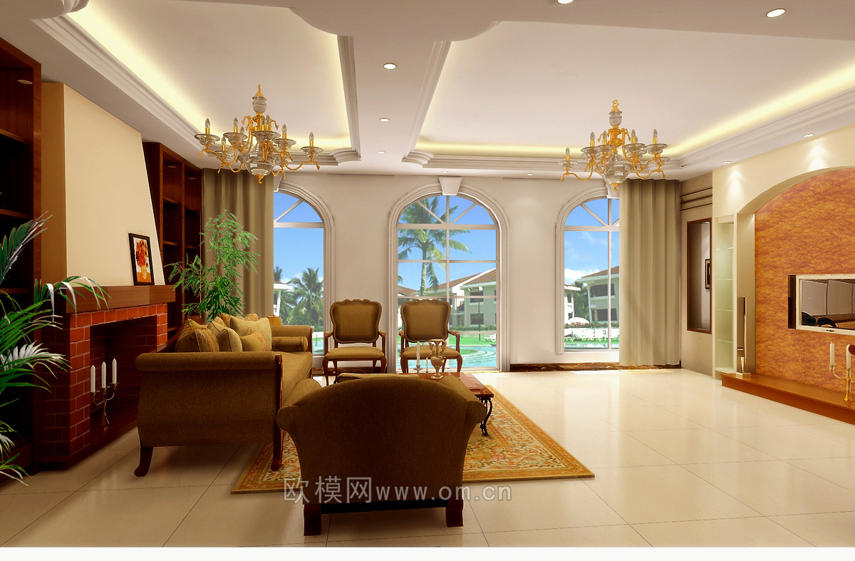 家装CAD(302)下载（渲染图3）