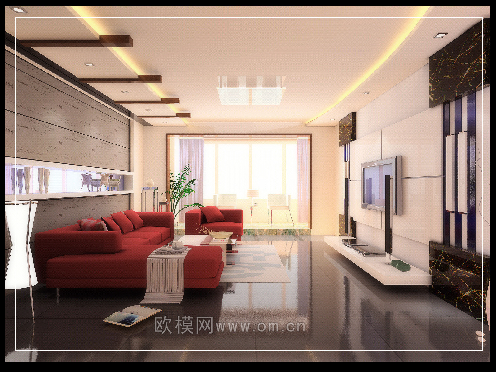 家装CAD(319)下载（渲染图1）