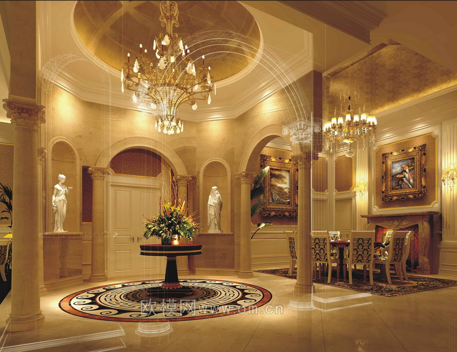 家装CAD(320)下载（渲染图3）