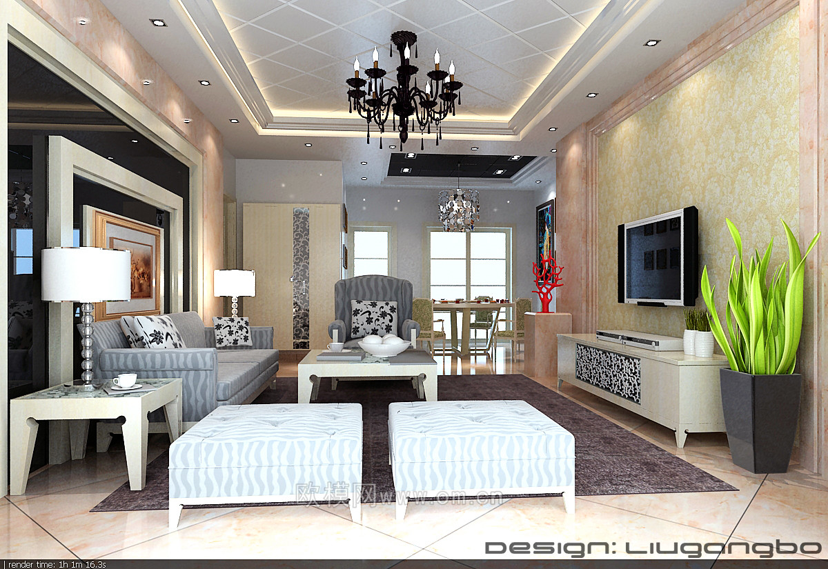 家装CAD(322)下载（渲染图3）