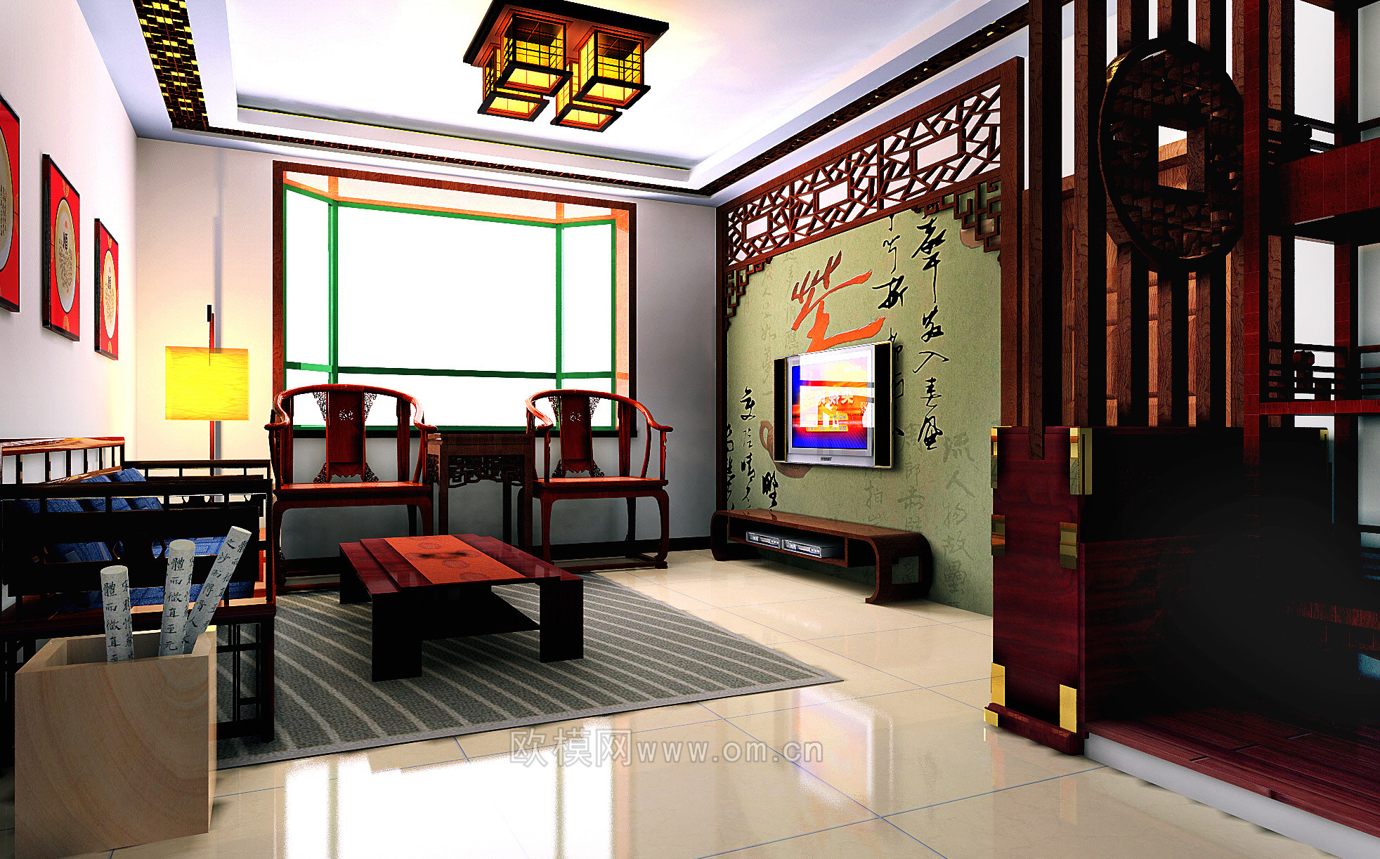 家装CAD(327)下载（渲染图3）