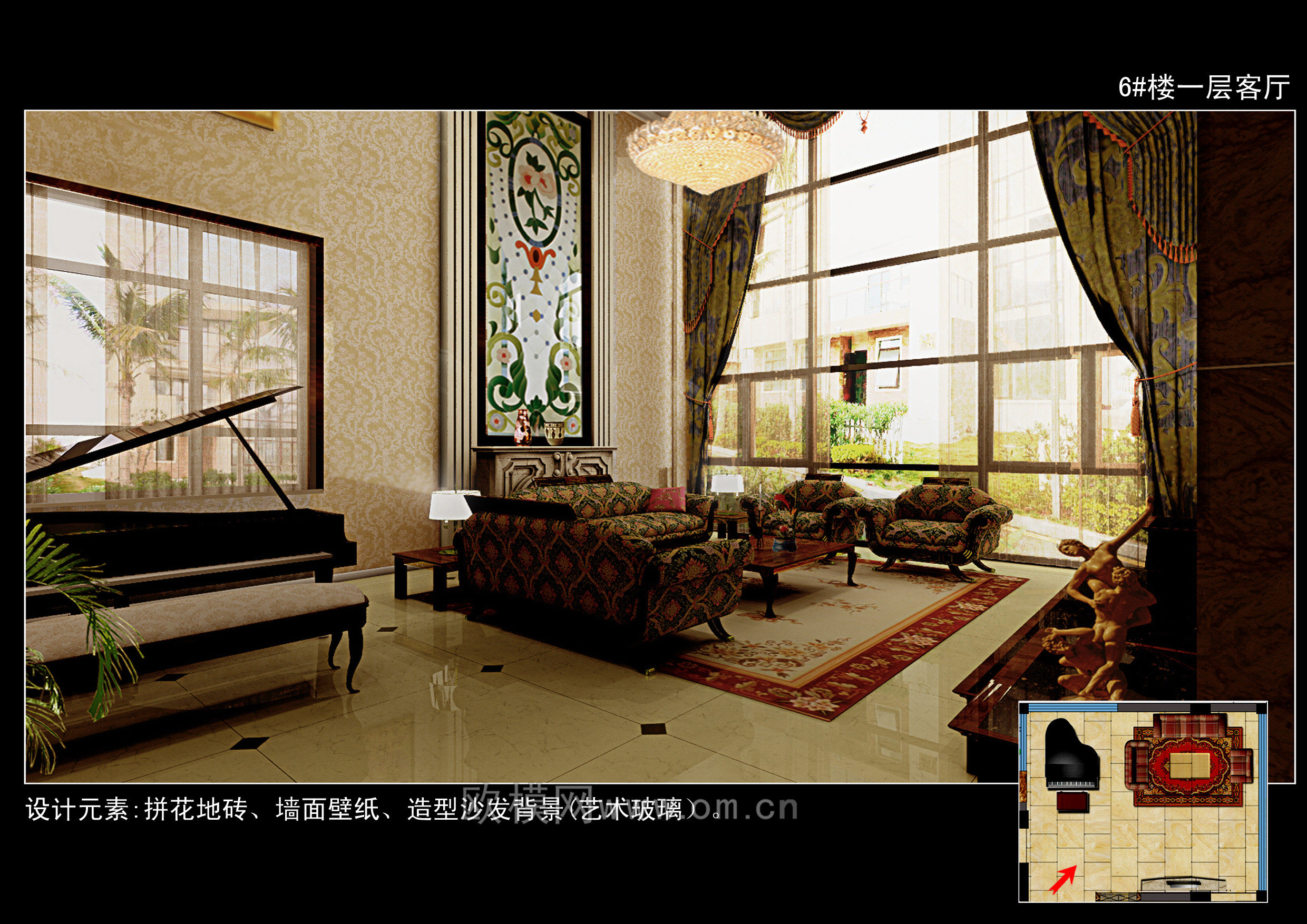 家装CAD(328)下载（渲染图3）