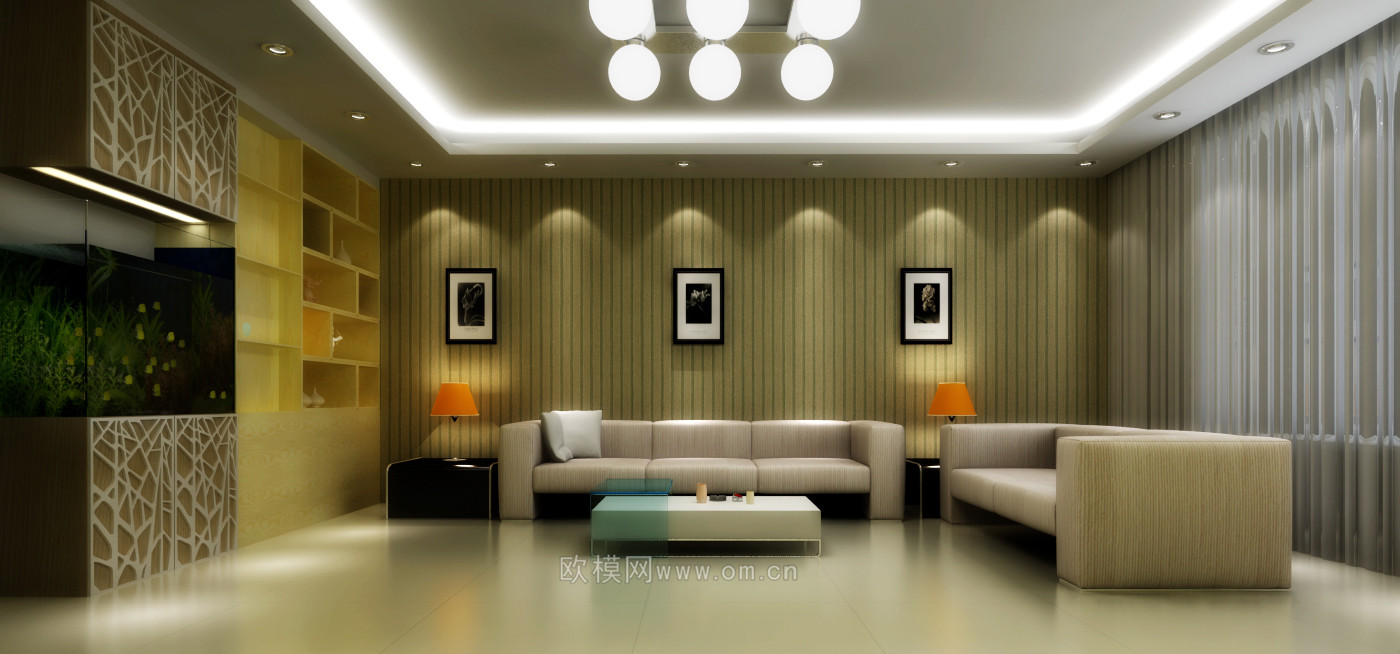 家装CAD(334)下载（渲染图1）