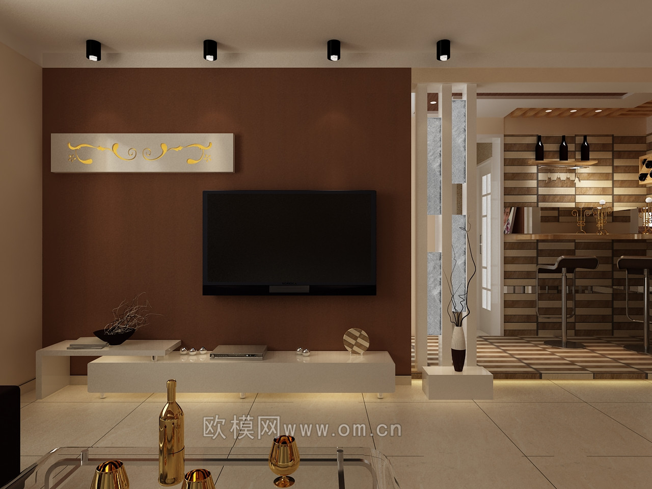 家装CAD(371)下载（渲染图1）