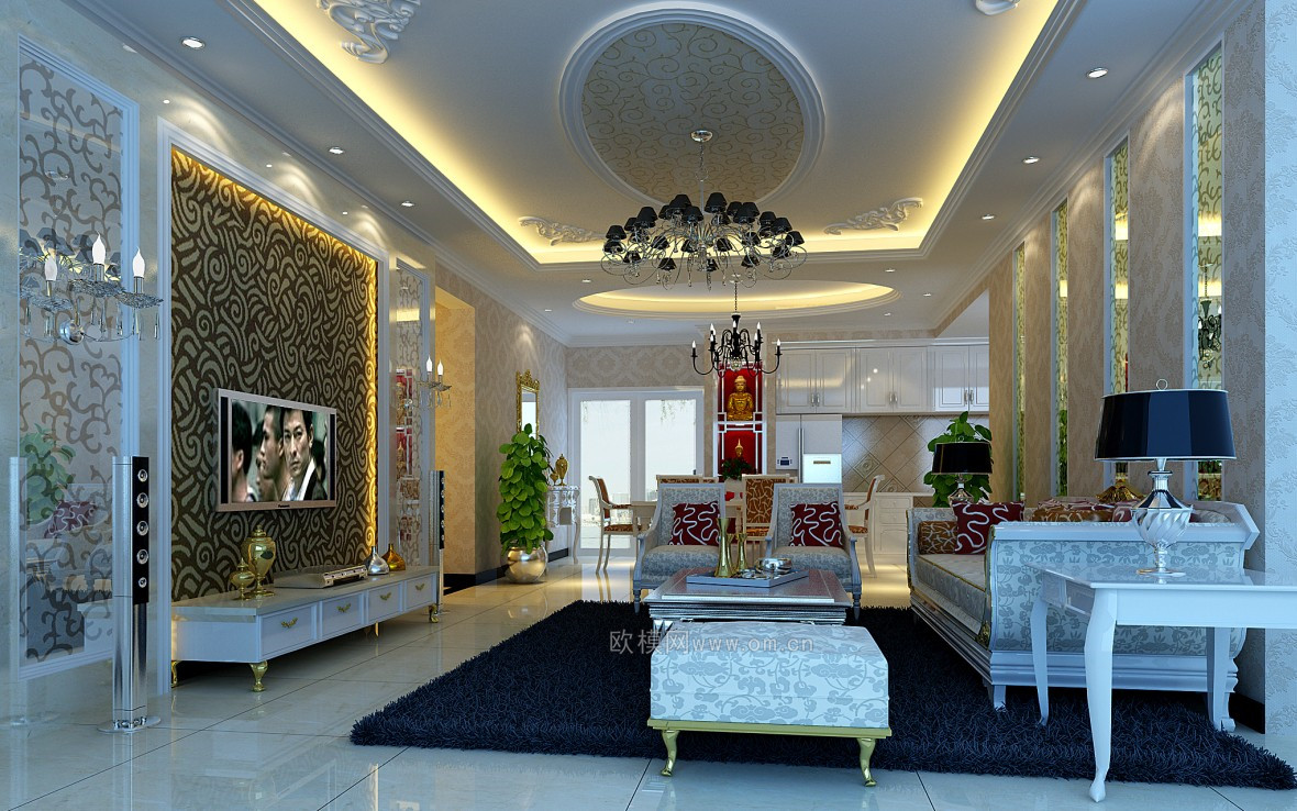 家装CAD(378)下载（渲染图3）