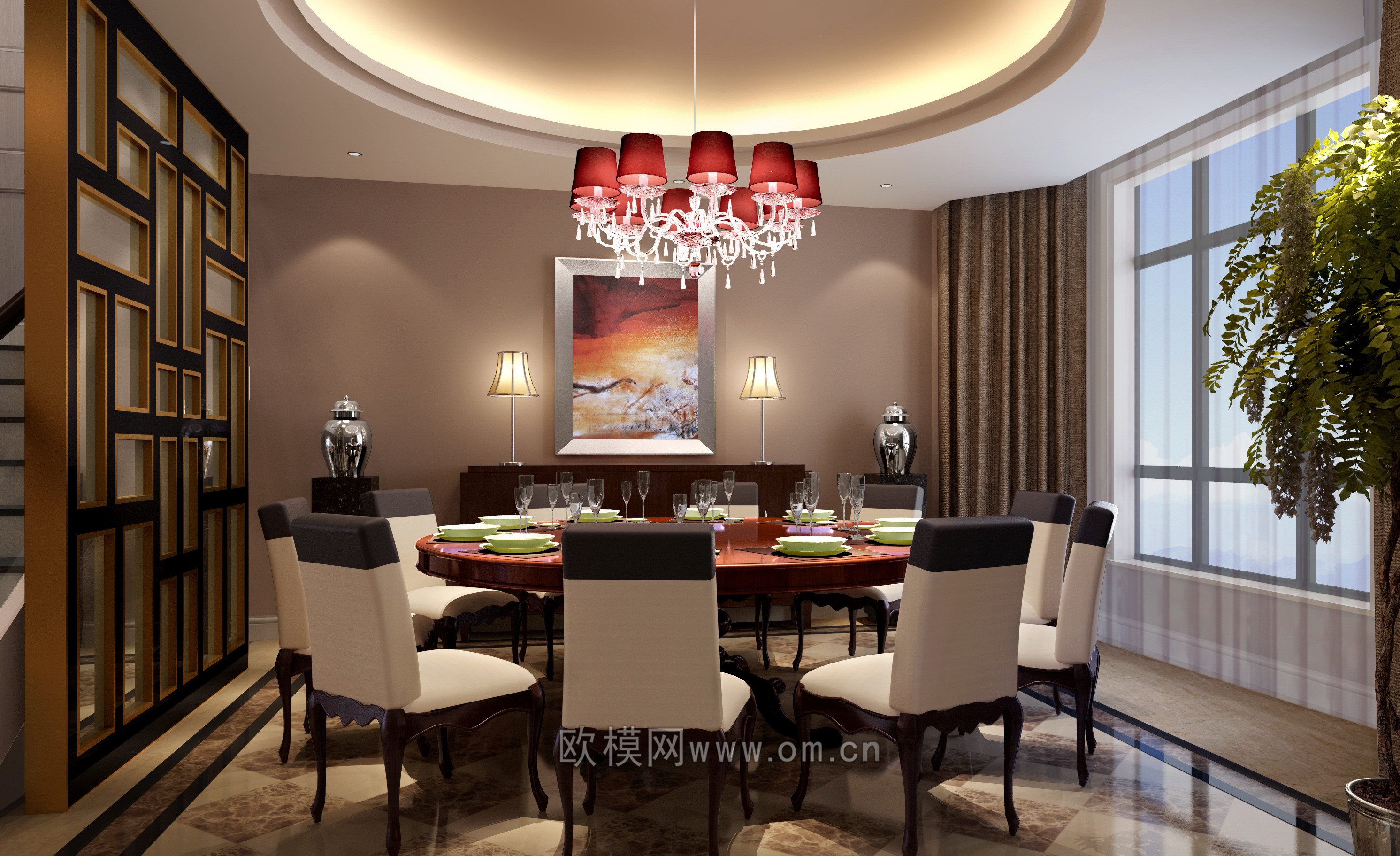 家装CAD(385)下载（渲染图4）