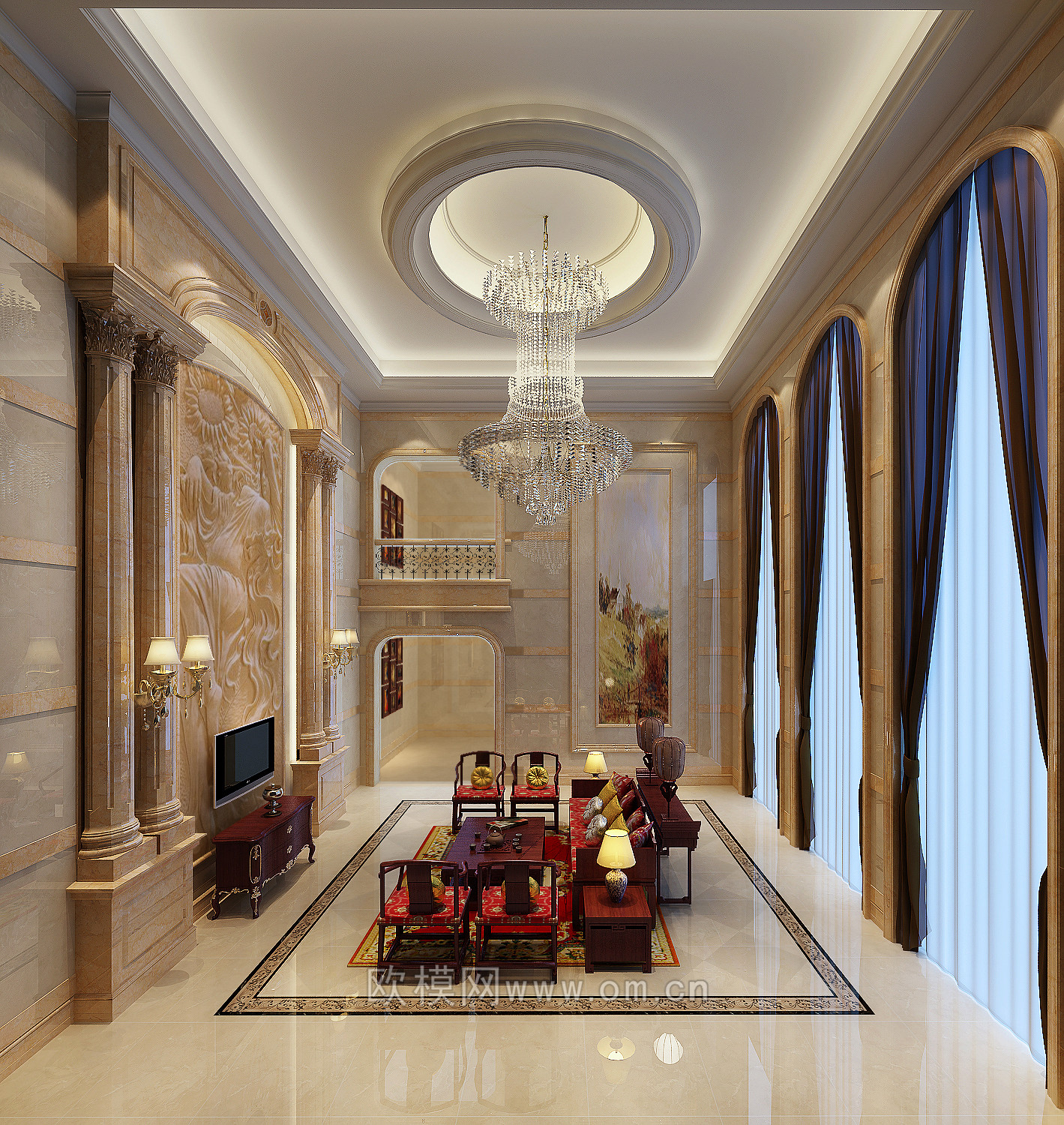 家装CAD(391)下载（渲染图3）