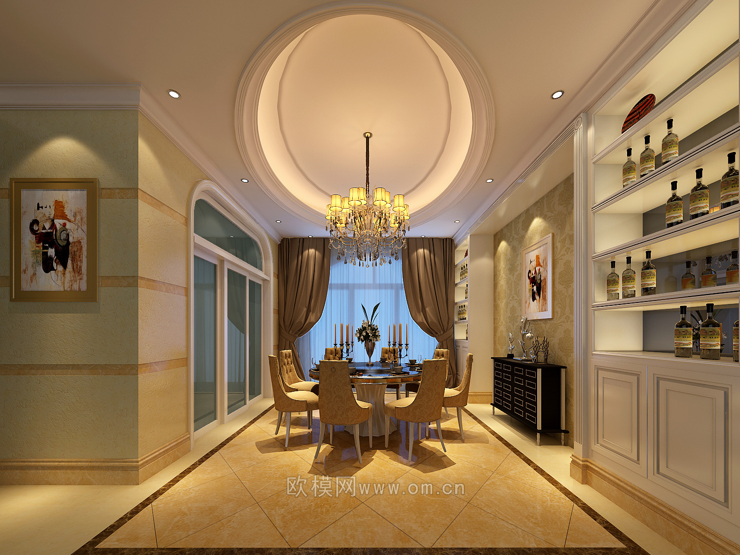 家装CAD(391)下载（渲染图1）