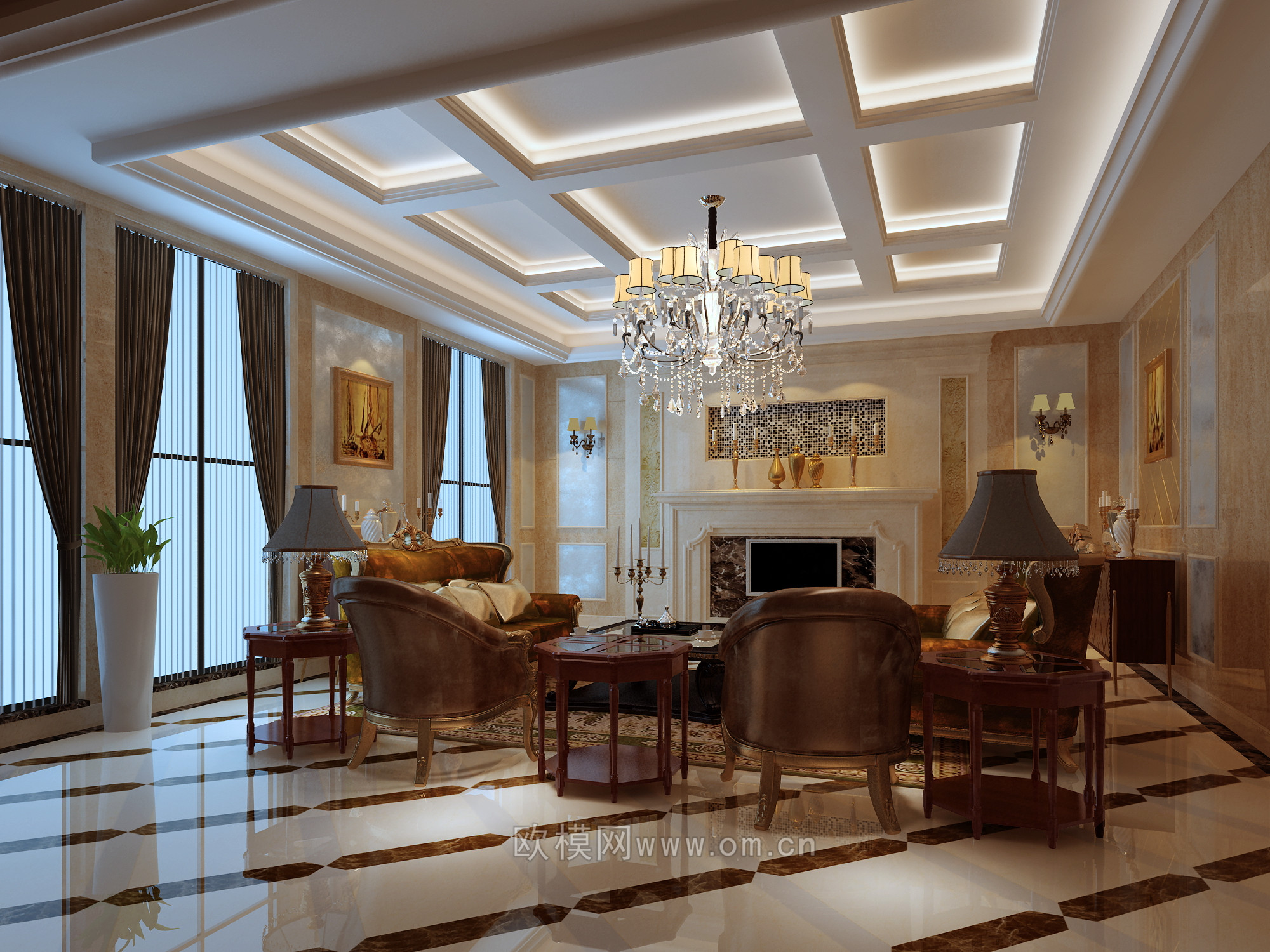 家装CAD(393)下载（渲染图2）