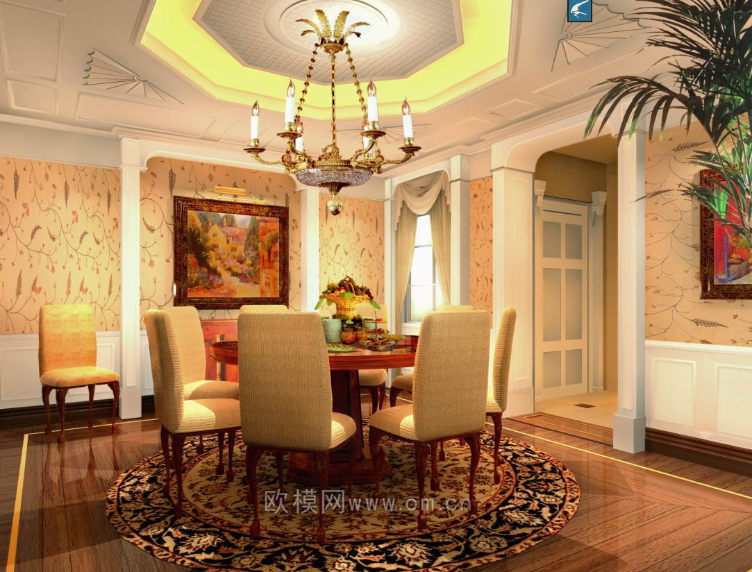 家装CAD(408)下载（渲染图1）