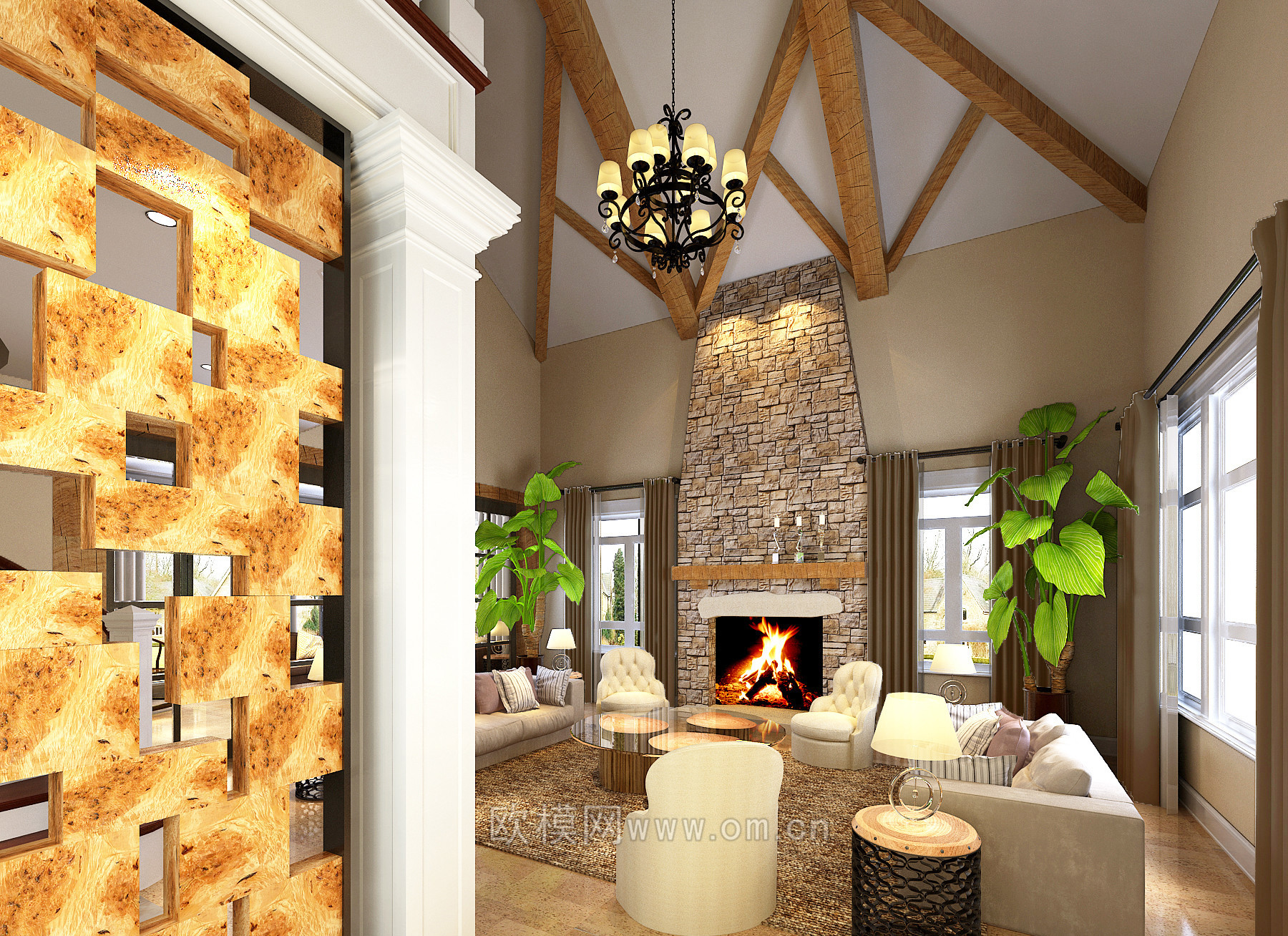 家装CAD(455)下载（渲染图2）