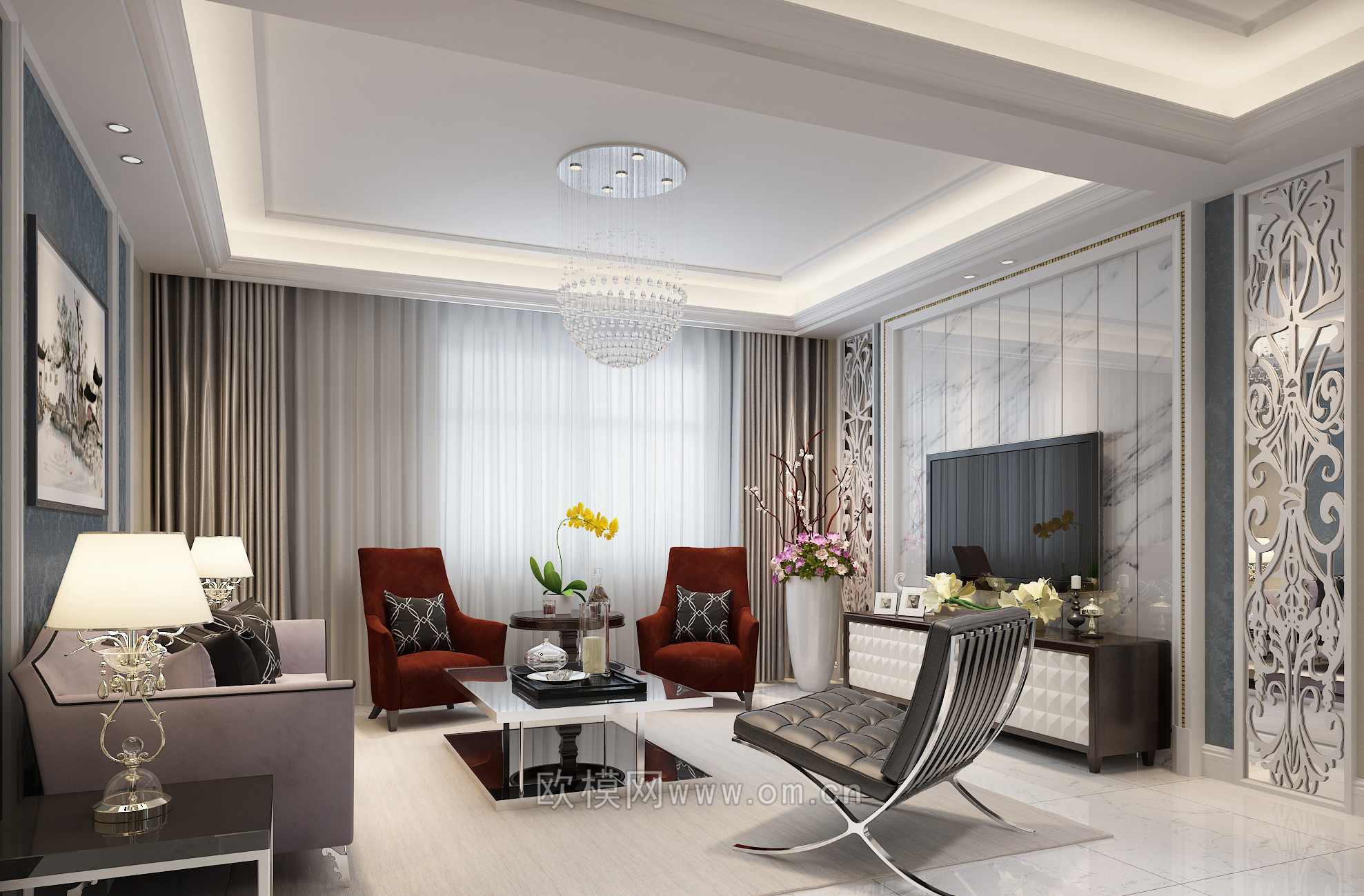 家装CAD(458)下载（渲染图1）