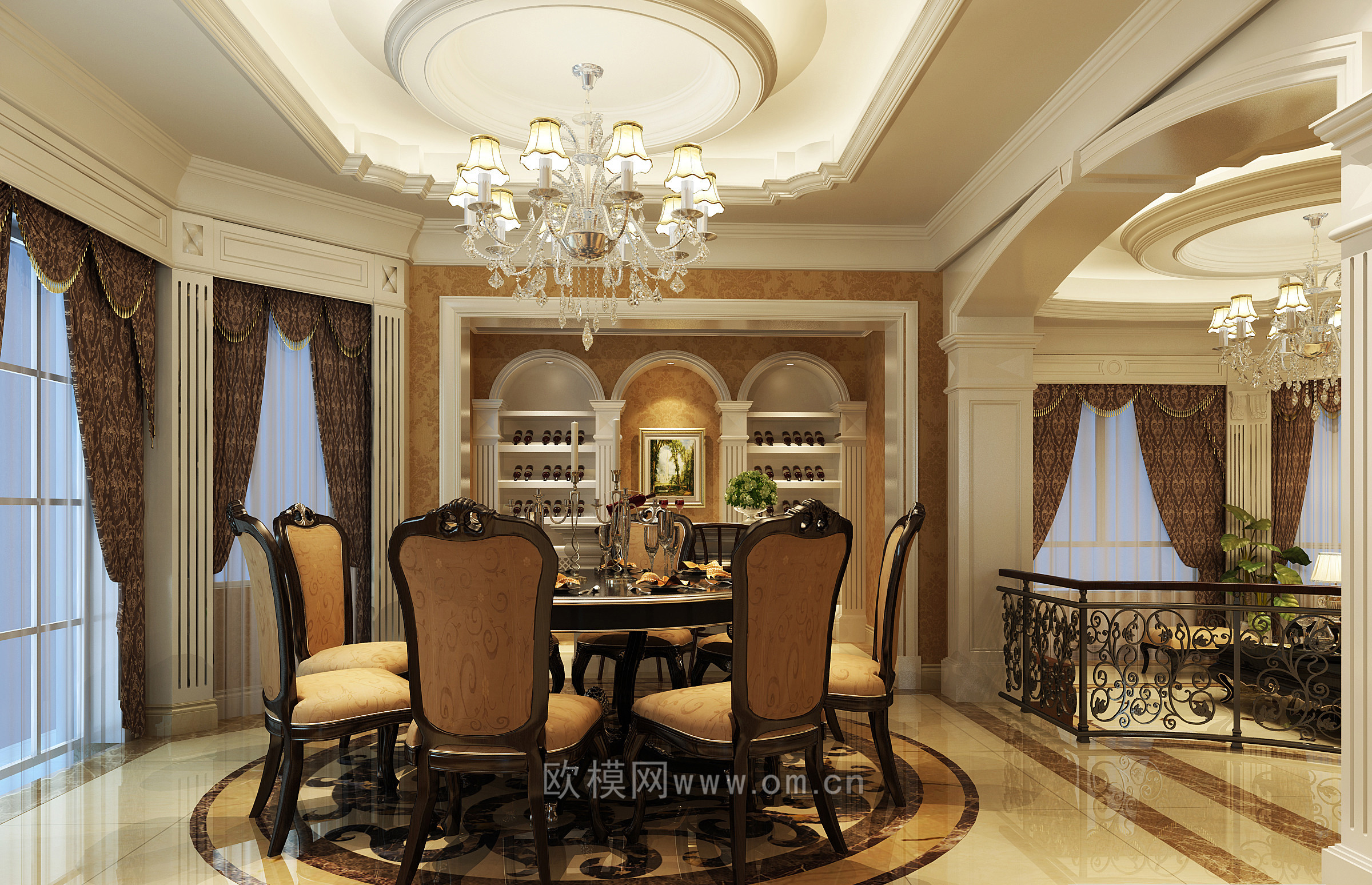 家装CAD(466)下载（渲染图3）