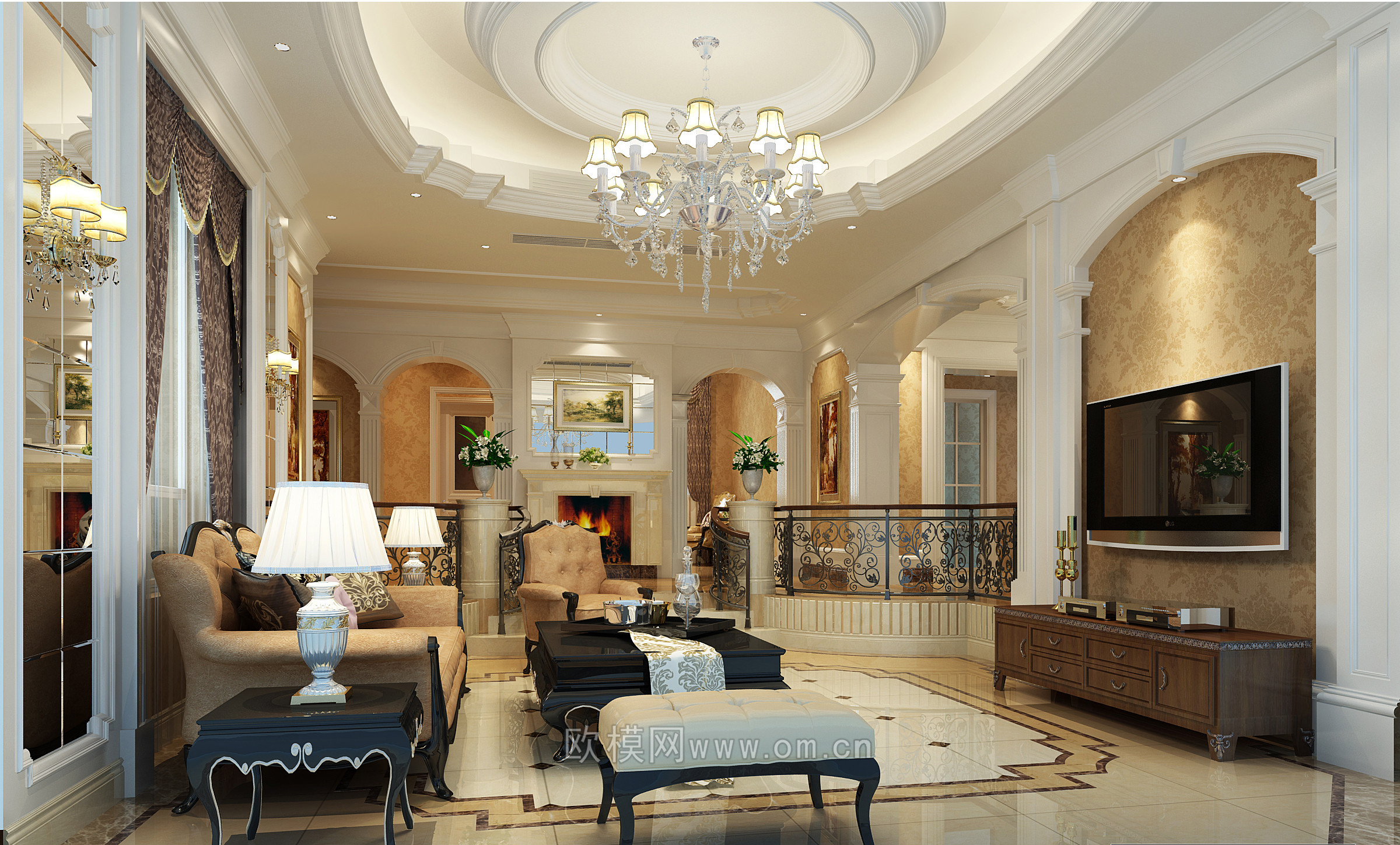 家装CAD(466)下载（渲染图2）